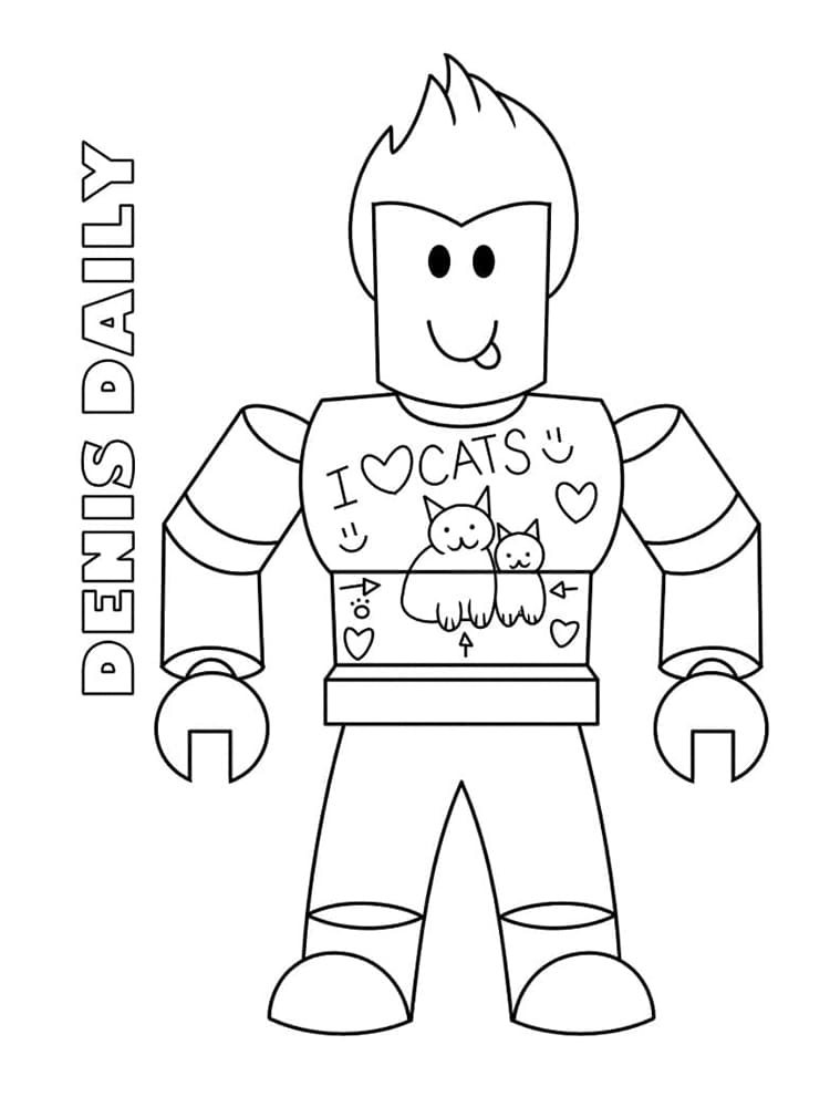 Roblox 画像 無料 ぬりえ