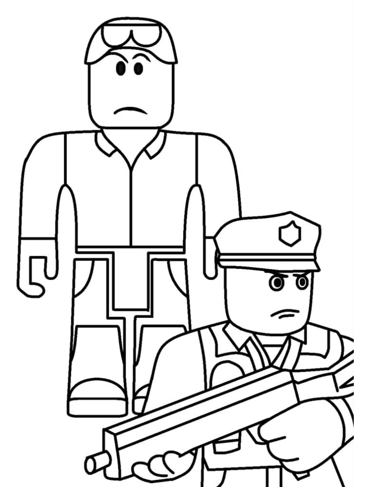 Roblox 無料で印刷可能 ぬりえ