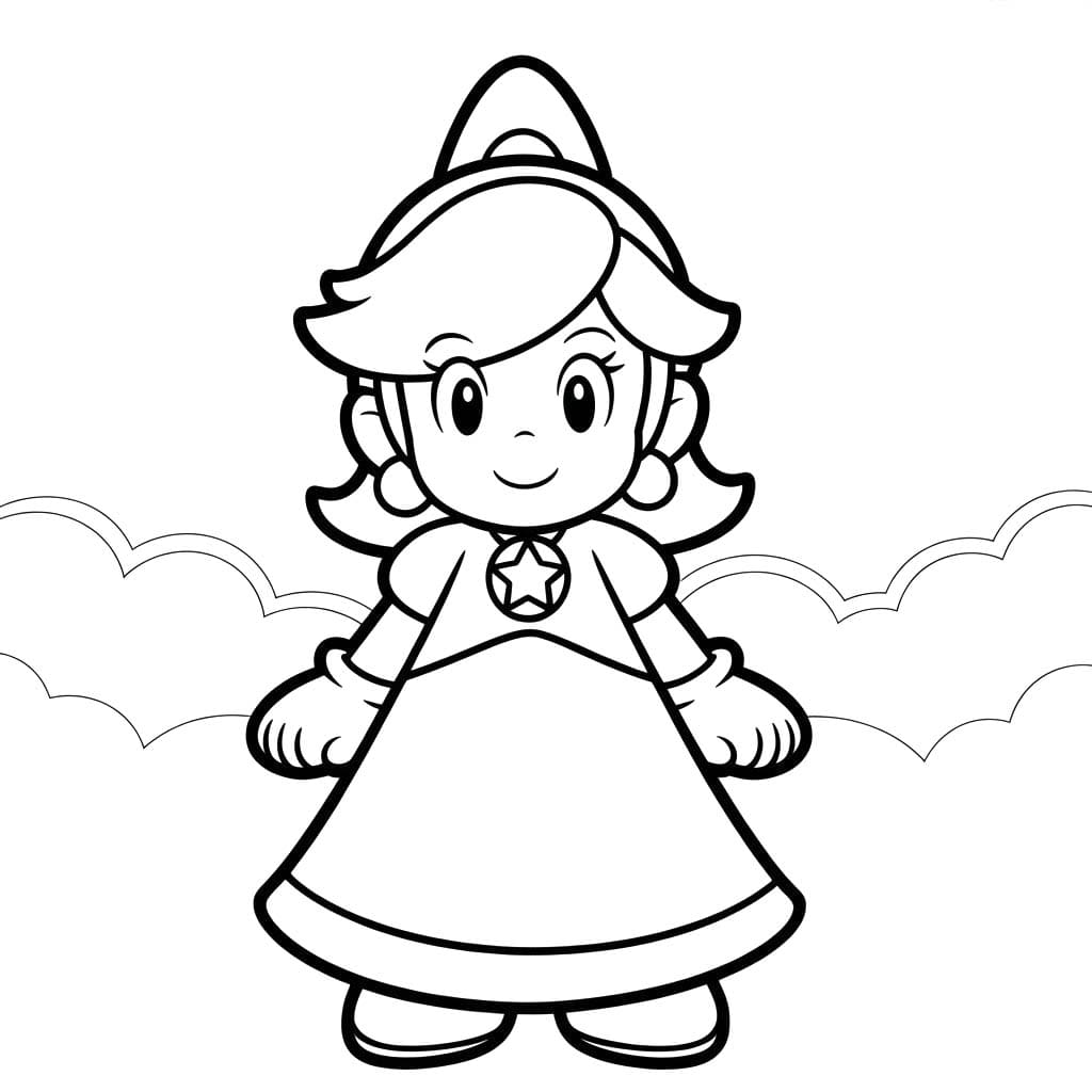 ロゼッタ 1 ぬりえ