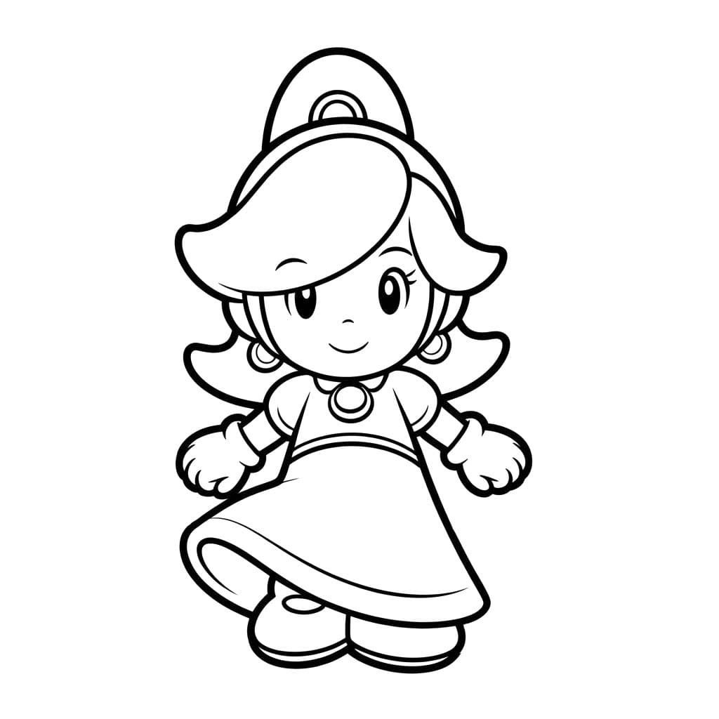 ロゼッタ 4 ぬりえ