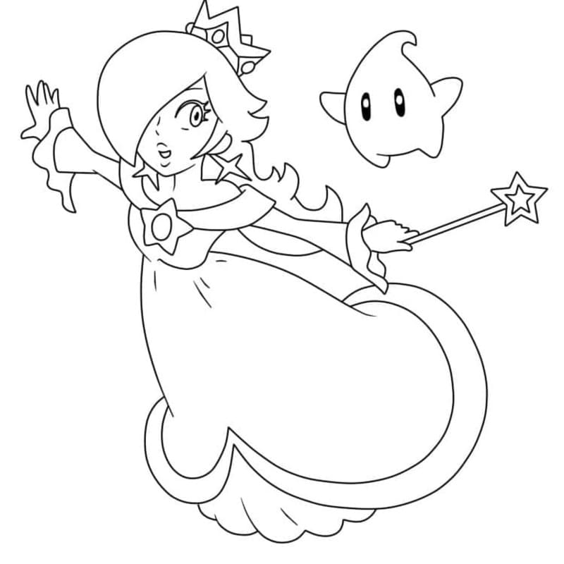 ロゼッタ ハッピー ぬりえ