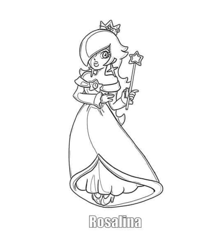 ロゼッタ とても素敵 ぬりえ
