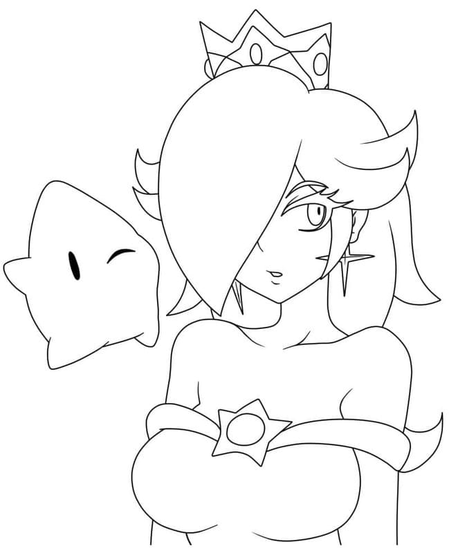 ロゼッタ美しい ぬりえ