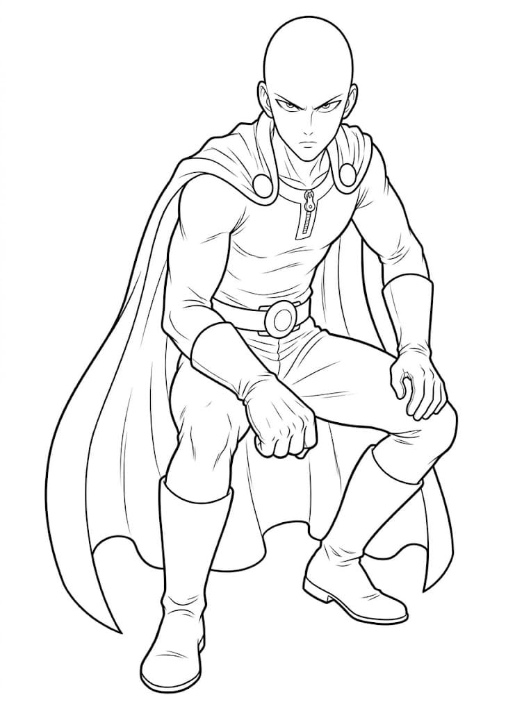 サイタマ 印刷可能 ぬりえ