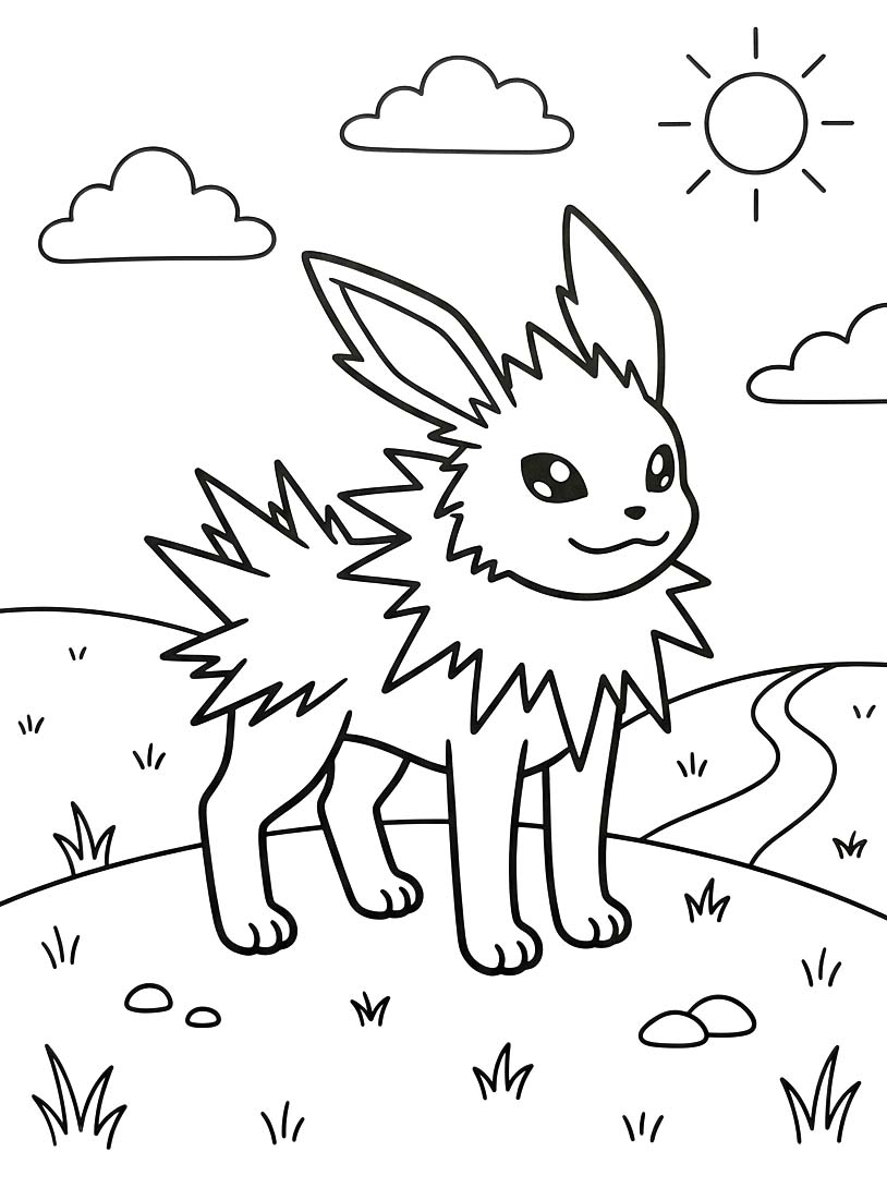 サンダース 画像 ぬりえ