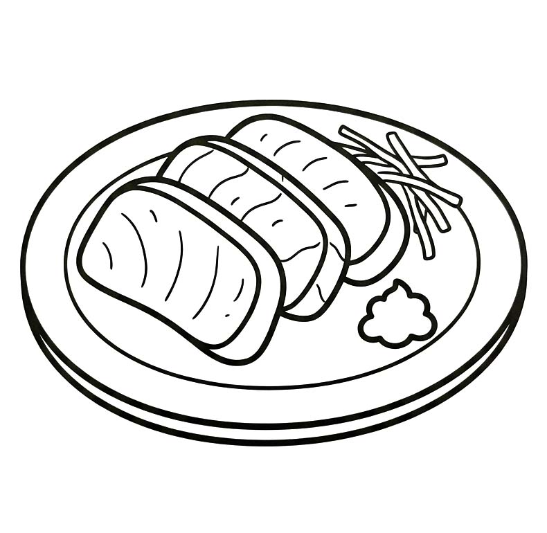 刺身 画像 ぬりえ