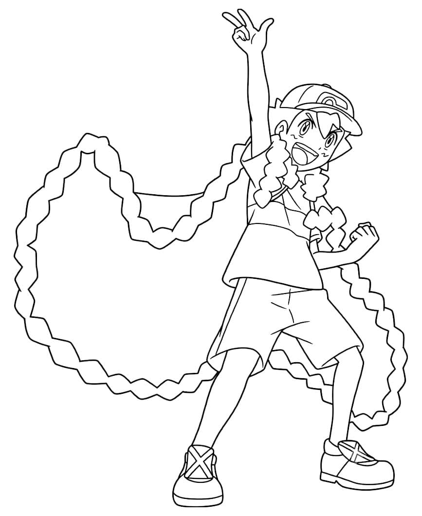 サトシ 描く ぬりえ