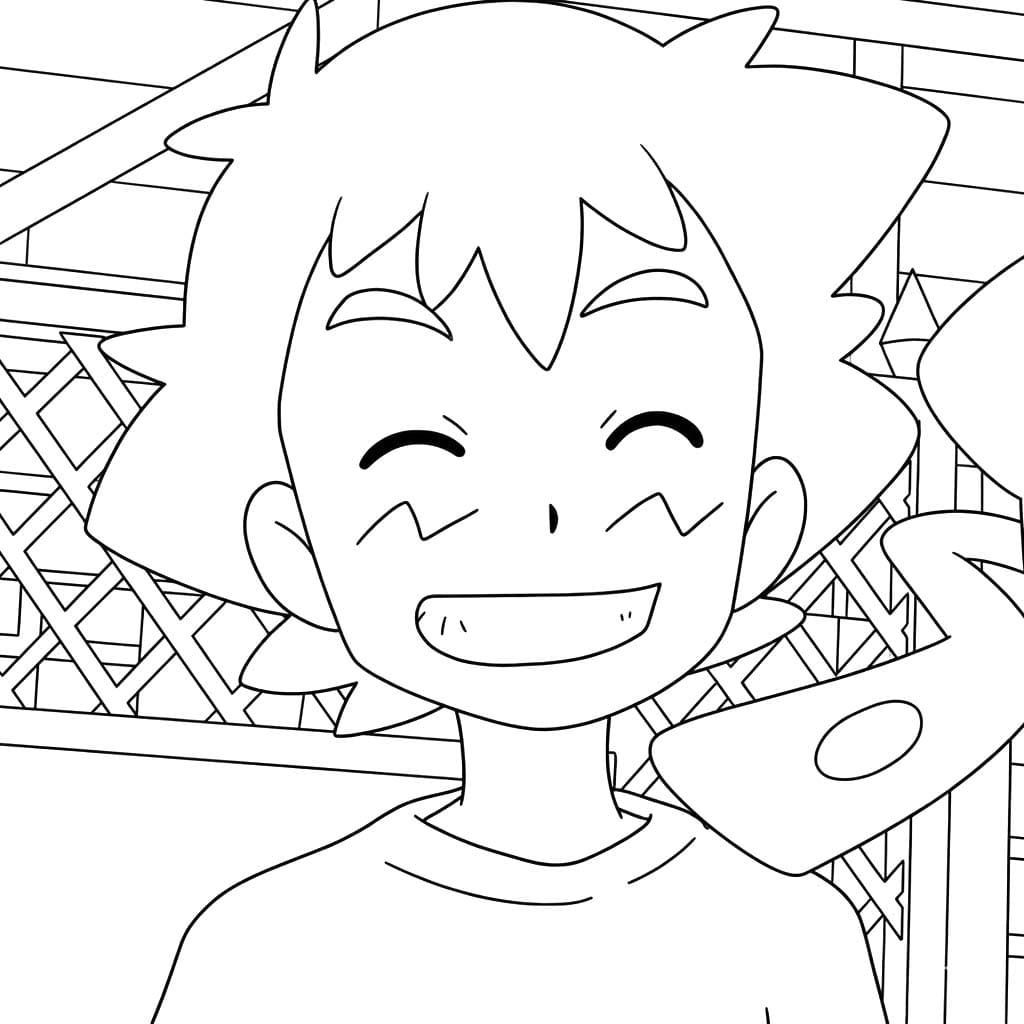 サトシ 無料 ぬりえ