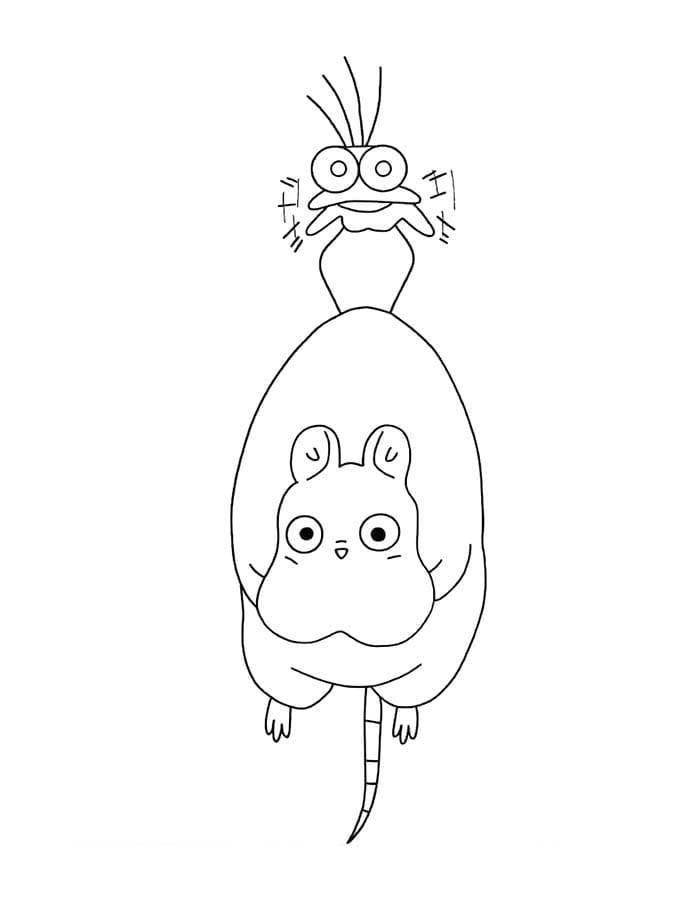 千と千尋の神隠し 無料で ぬりえ