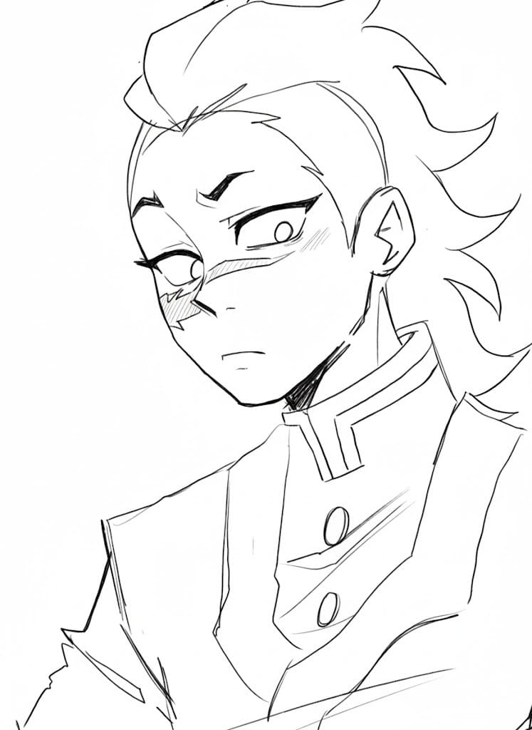 しなずがわげんや 1 ぬりえ