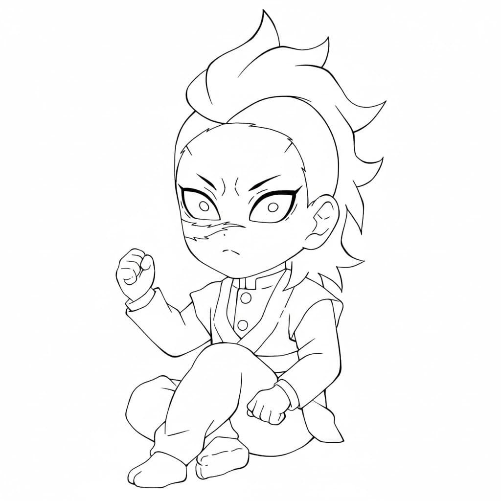 しなずがわげんや 印刷可能 ぬりえ