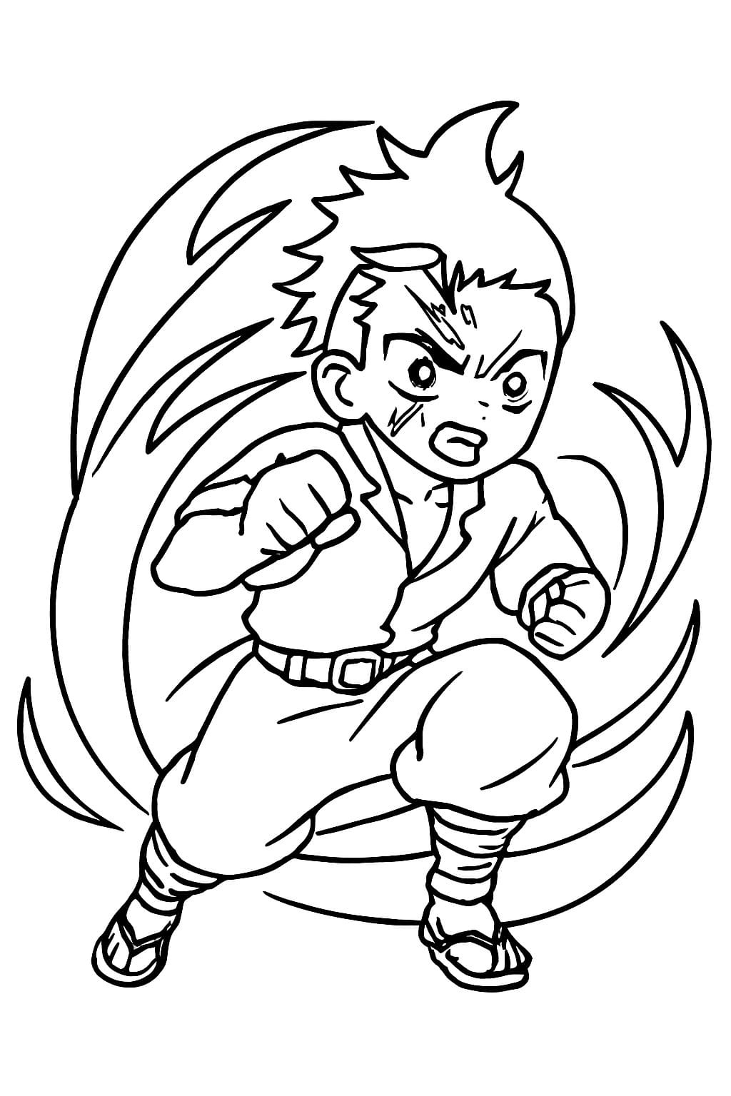 しなずがわげんや 簡単 ぬりえ