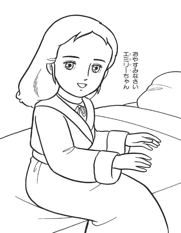 小公女セーラ 描画 ぬりえ