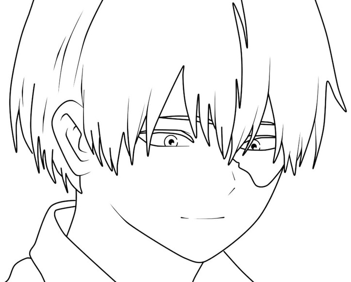 Shoto Todoroki 5 ぬりえ