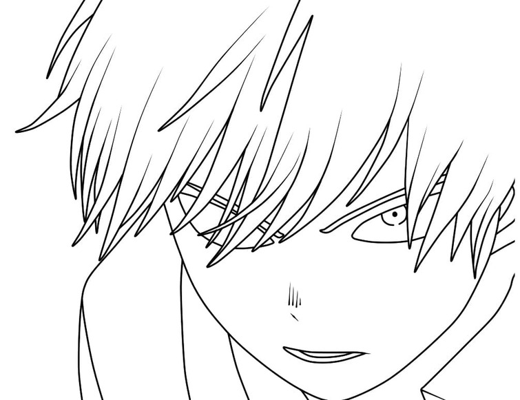 Shoto Todoroki 6 ぬりえ