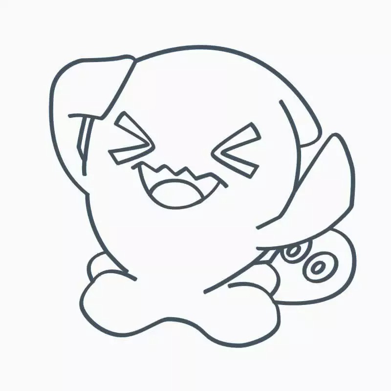 ソーナンスかわいい絵を描く ぬりえ