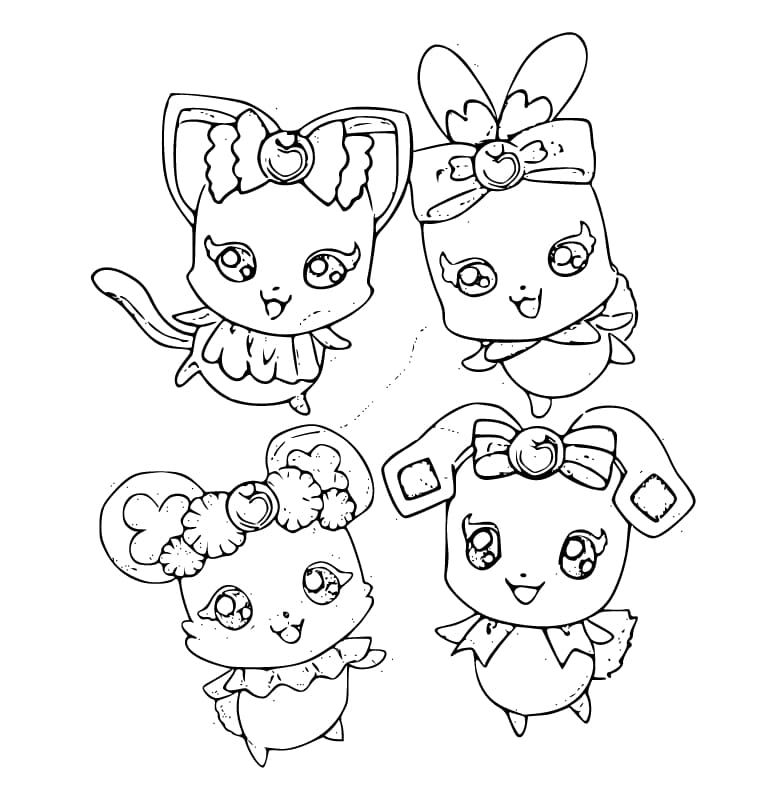 スマイルプリキュア 画像 ぬりえ