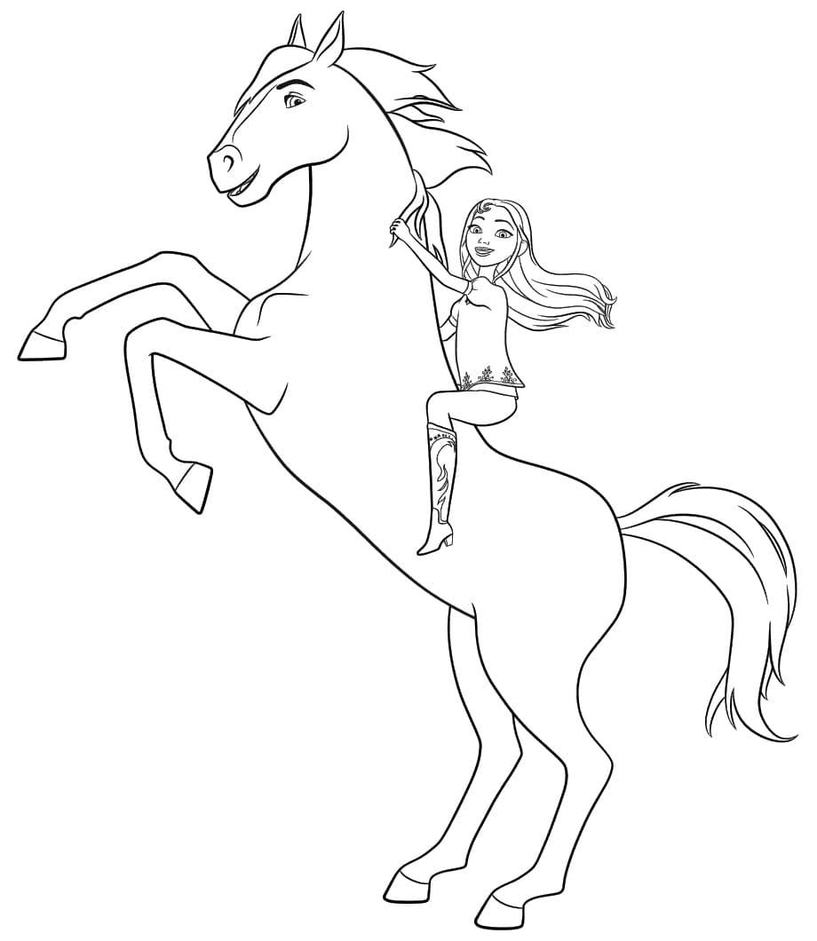 スピリット 描画 ぬりえ