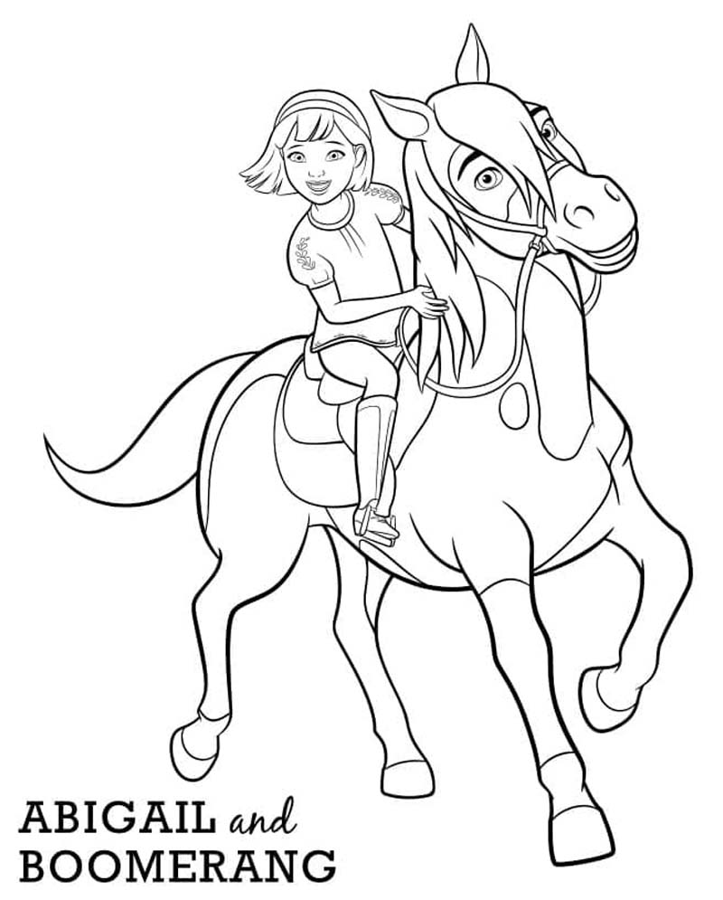 スピリット 描く ぬりえ