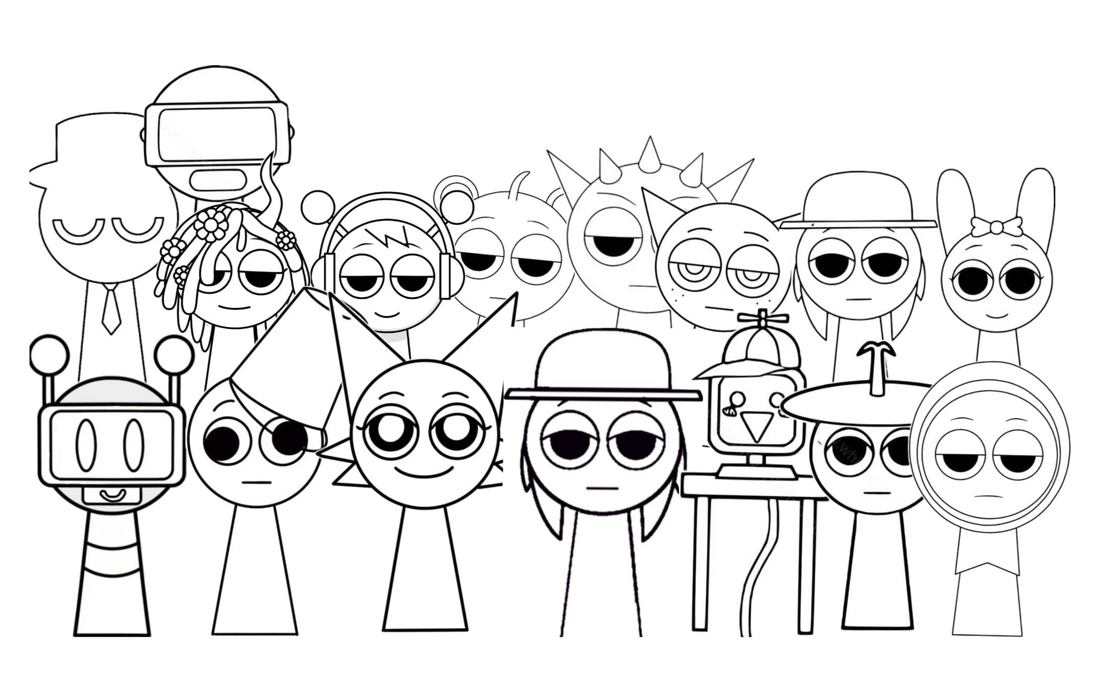 スプランキー 無料で ぬりえ