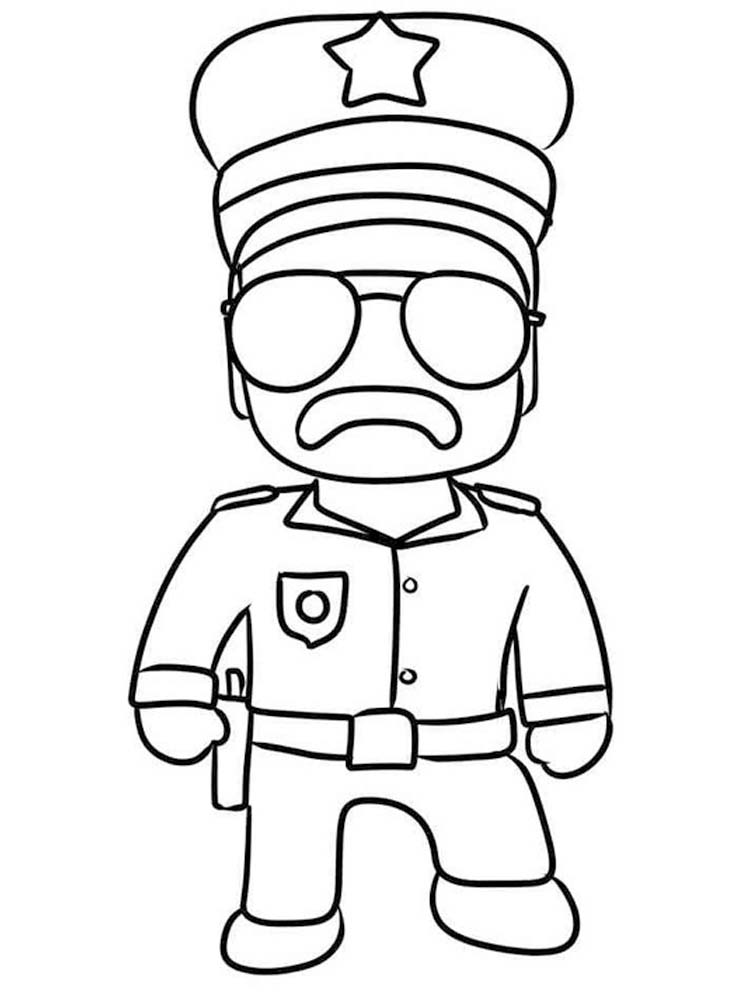 スタンブルガイズ 描く ぬりえ