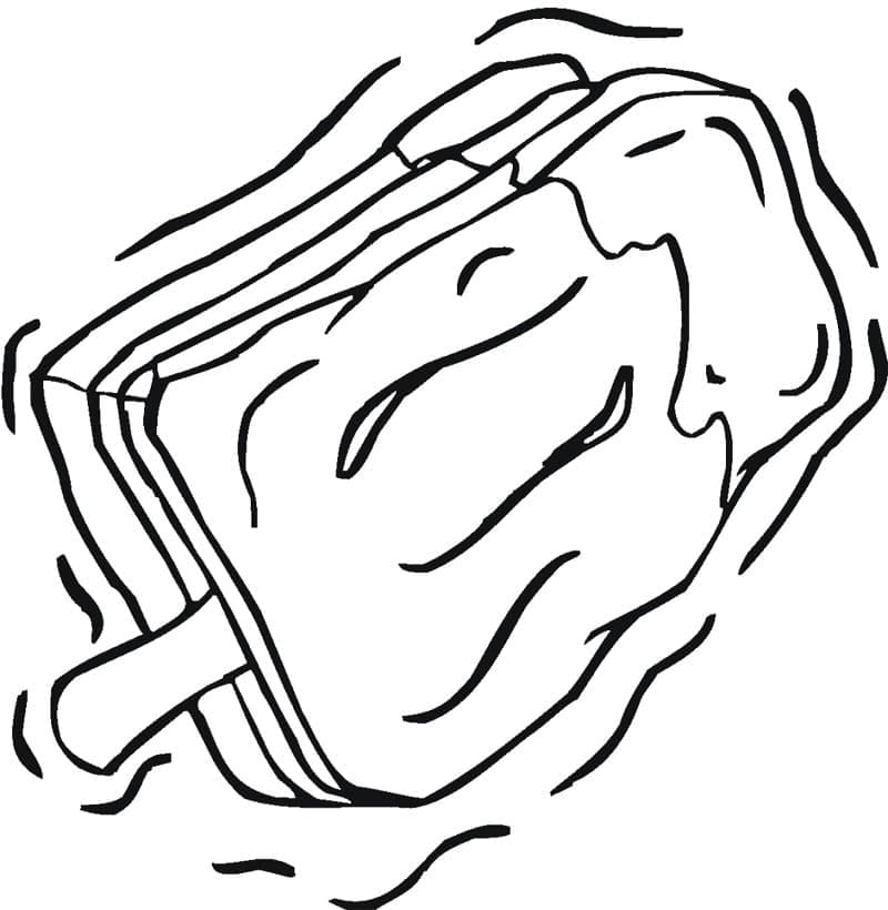 単純 アイスキャンディー 描く ぬりえ