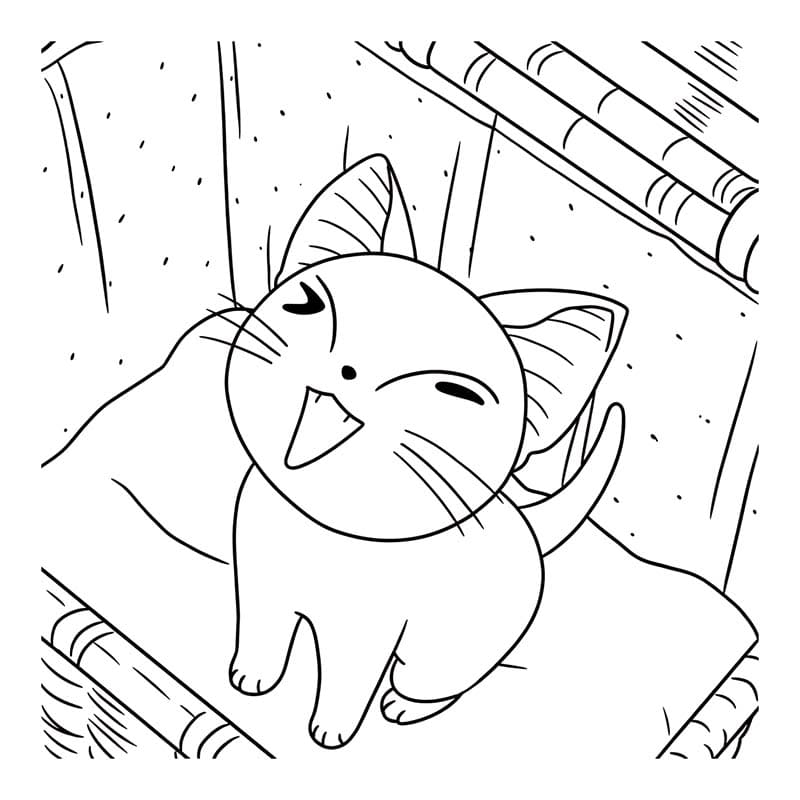 単純 チーズスイートホーム 描く ぬりえ
