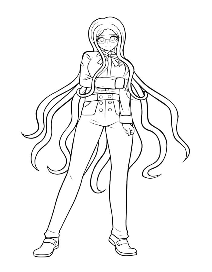 単純 ダンガンロンパ ぬりえ