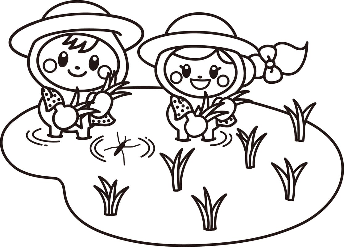 単純 ふじっぴー 描く ぬりえ