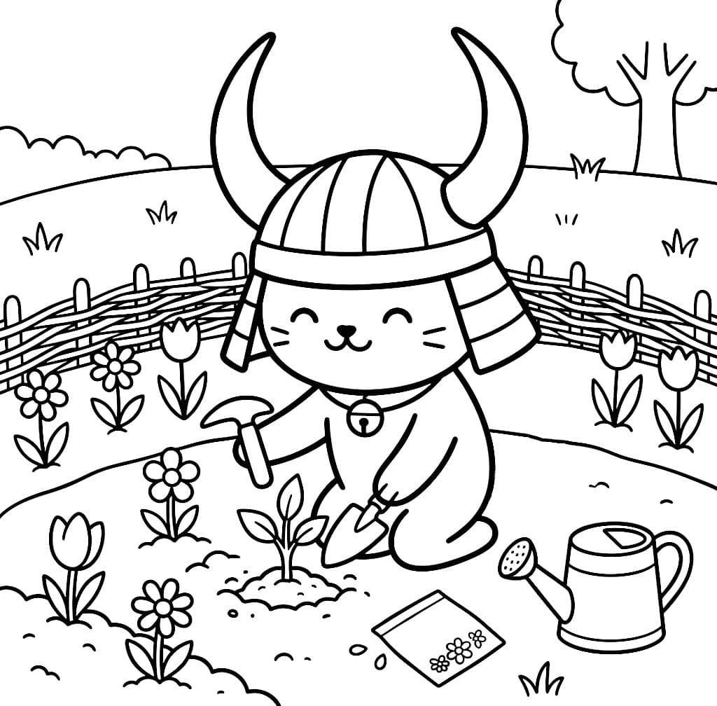 単純 ひこにゃん 描く ぬりえ