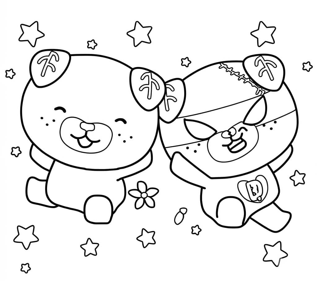 単純 みきゃん 描く ぬりえ