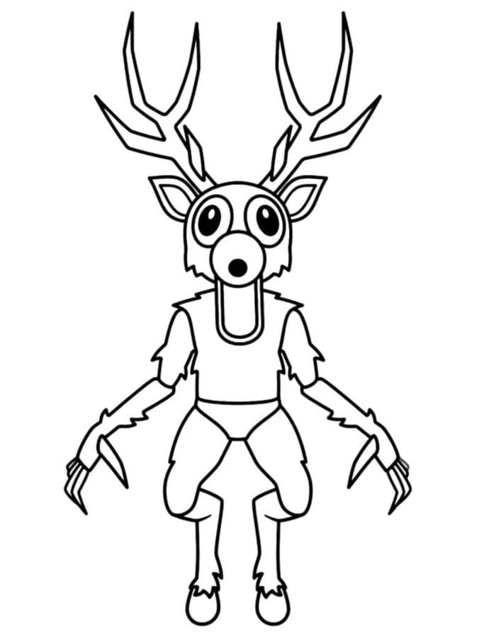単純 森での99の夜 描く ぬりえ