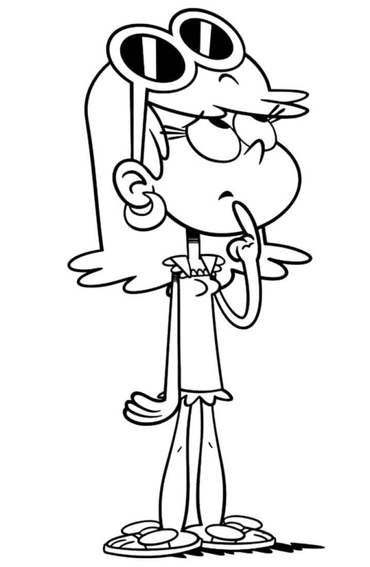 単純 ラウド・ハウス 描く ぬりえ