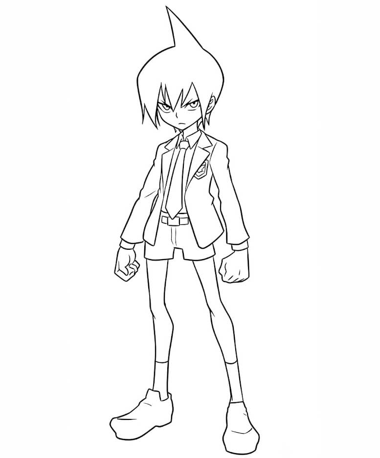 単純 シャーマンキング 描く ぬりえ