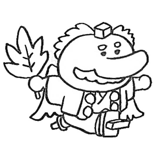 てんぐ ちび ぬりえ