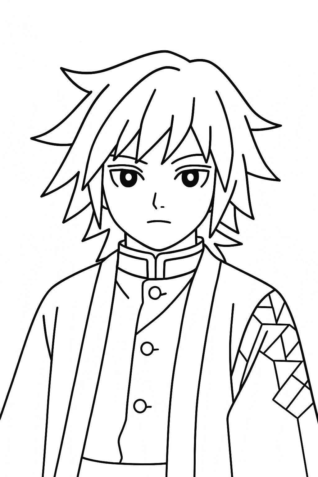 とみおかぎゆう 1 ぬりえ