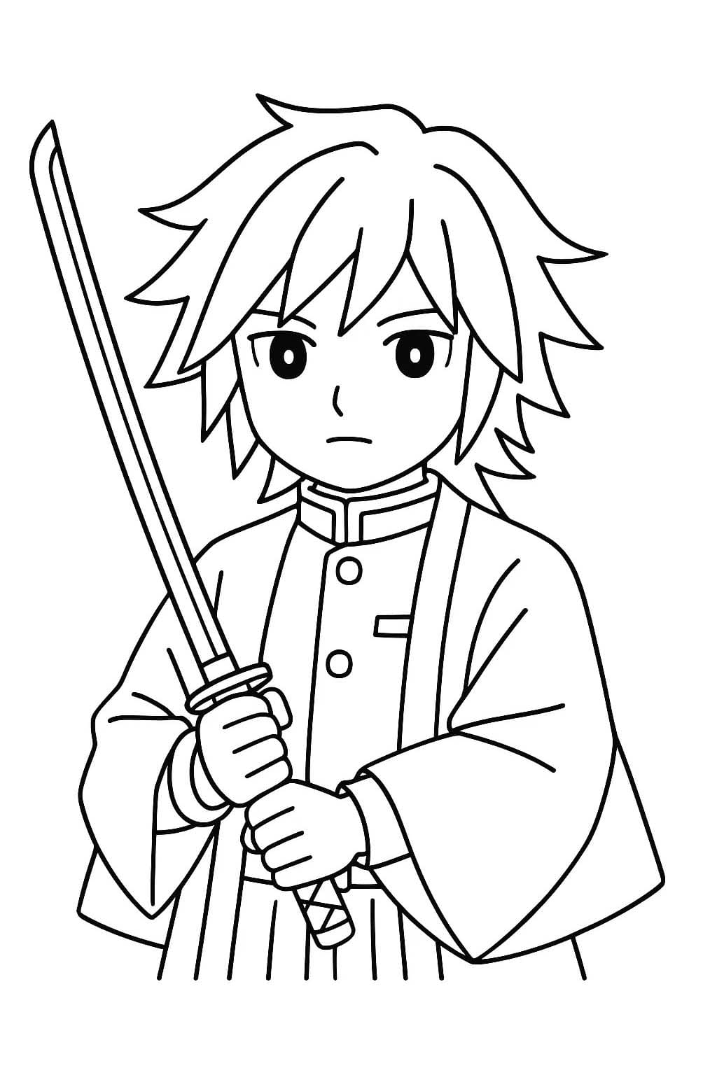 とみおかぎゆう 2 ぬりえ