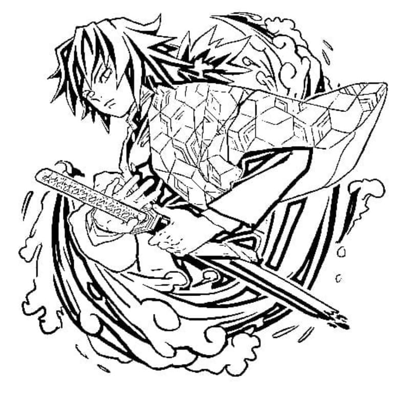 とみおかぎゆう基本的な ぬりえ