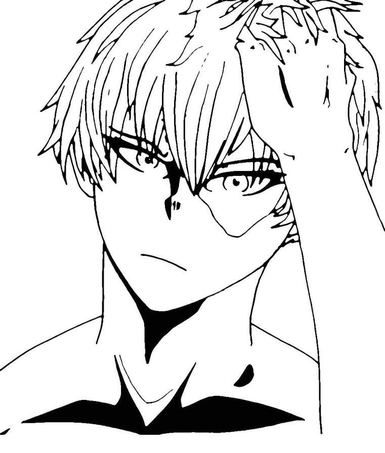 轟焦凍 描く印刷可能 ぬりえ