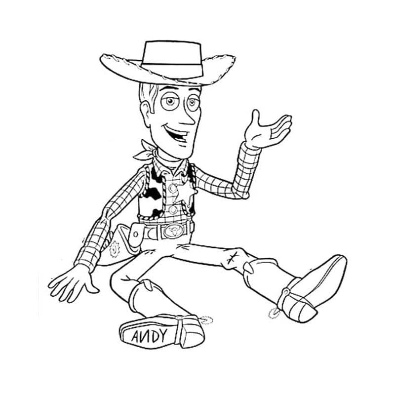 トイ・ストーリー5 描画 ぬりえ