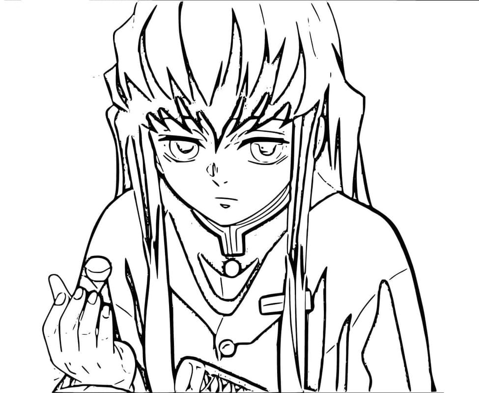 ときとうむいちろう 4 ぬりえ