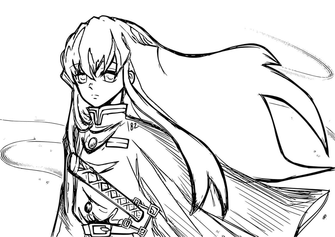 ときとうむいちろう 無料で ぬりえ