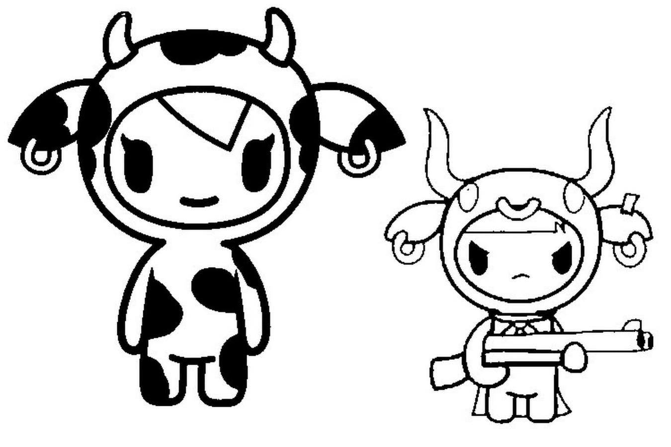 トキドキ 印刷できる イラスト ぬりえ
