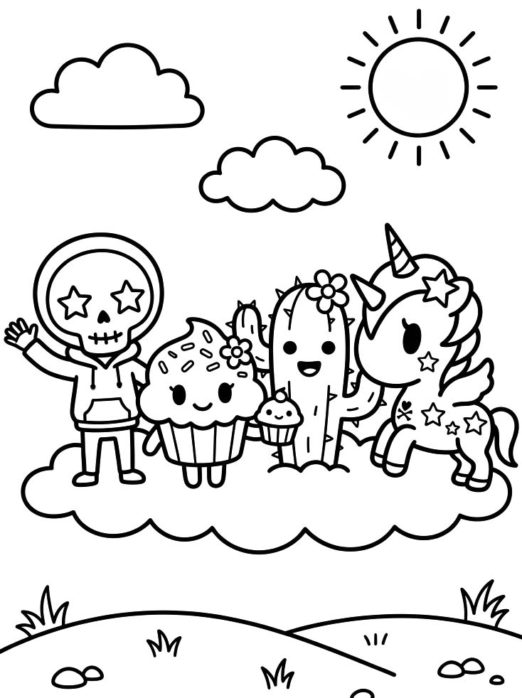 トキドキ お絵かき ぬりえ