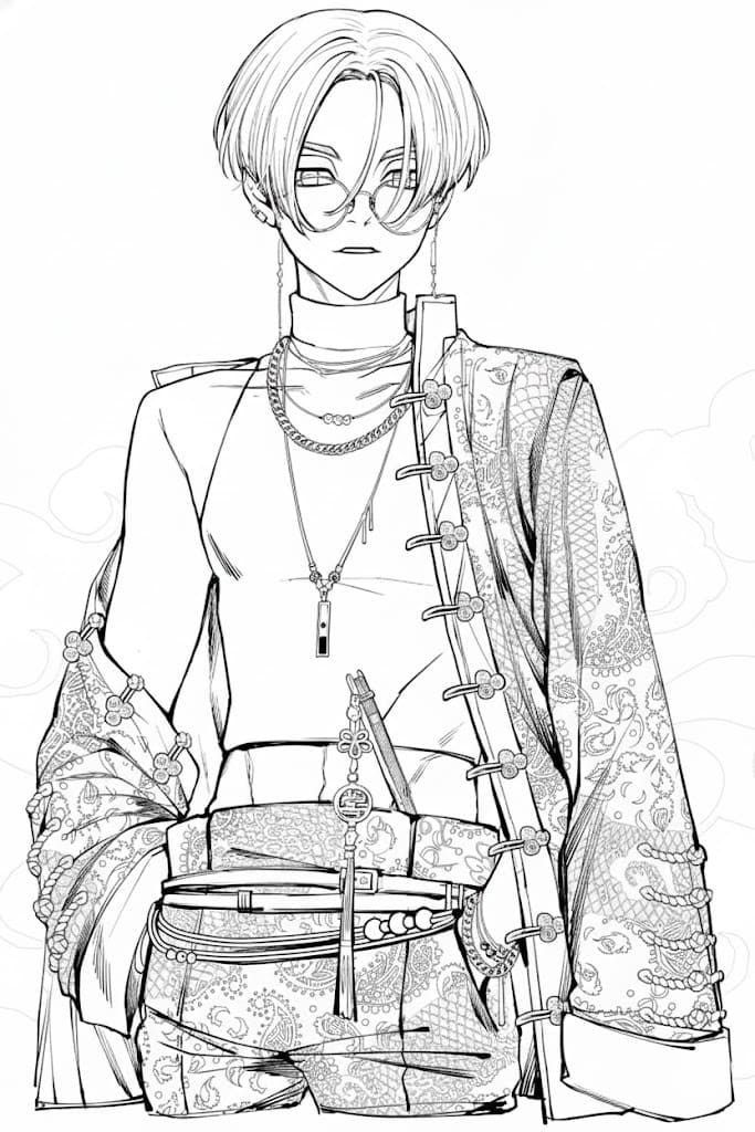 東京卍リベンジャーズ  8 ぬりえ