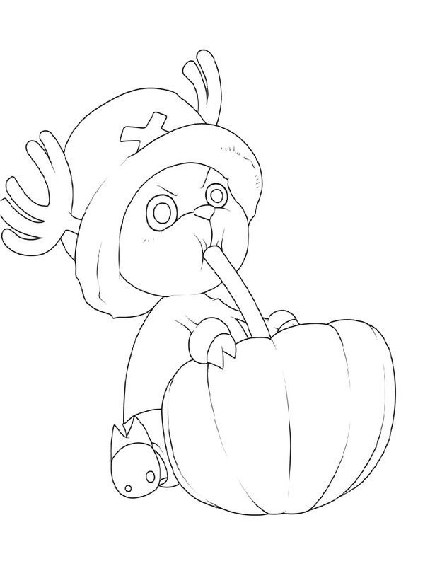 トニートニー・チョッパー 7 ぬりえ