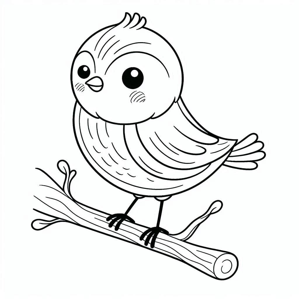 鳥 画像 ぬりえ