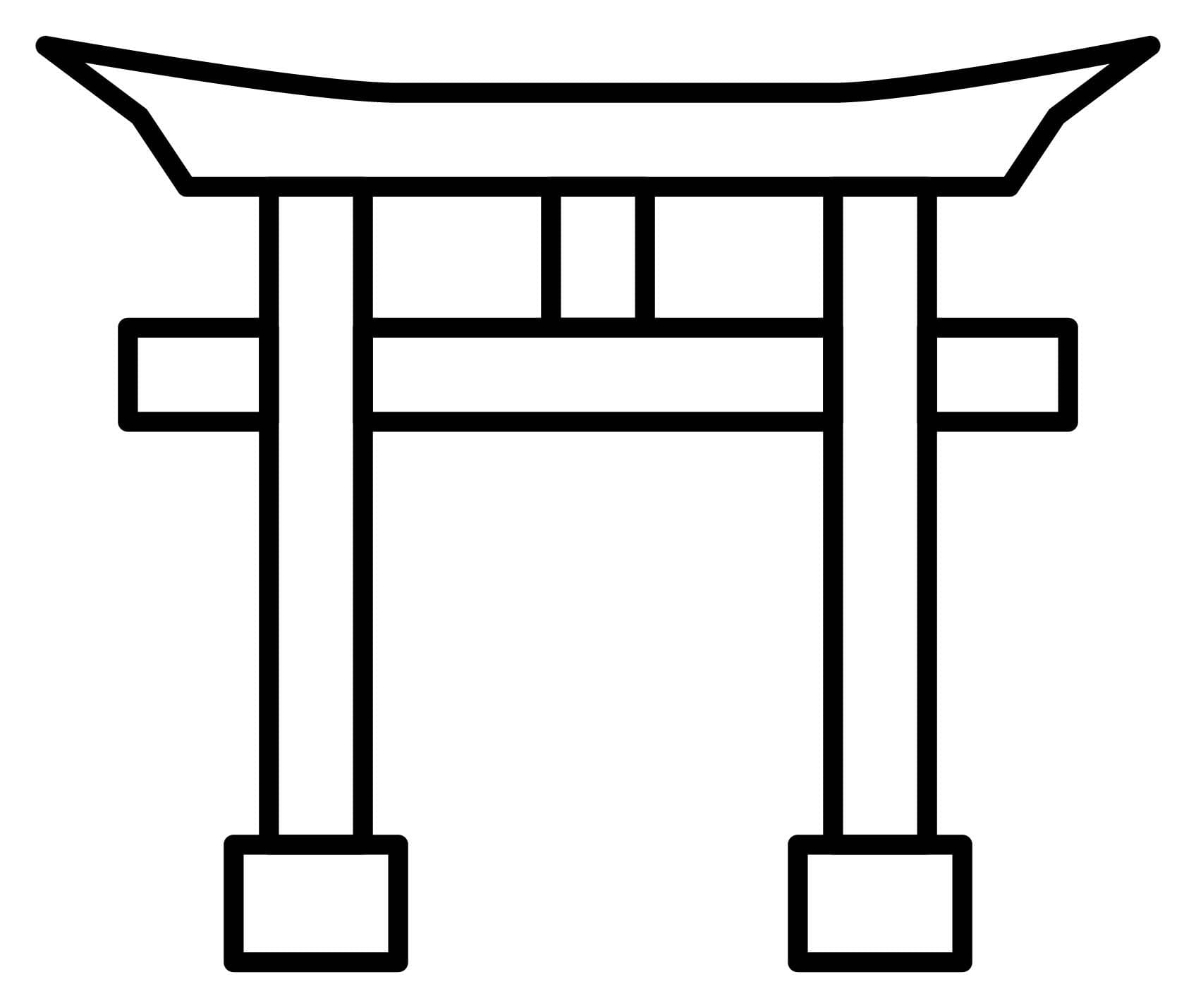 とりい 6 ぬりえ