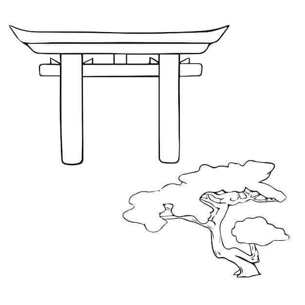 とりい 描く ぬりえ