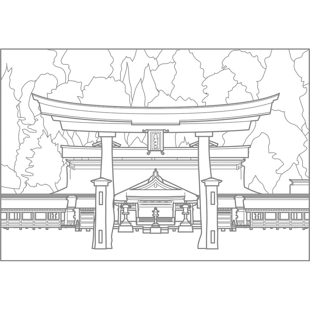 とりい 無料で印刷可能 ぬりえ